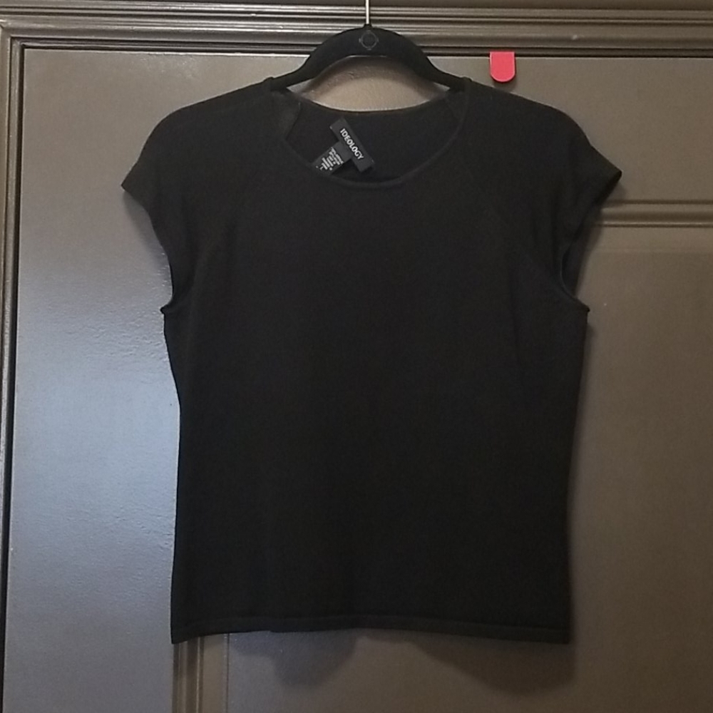 Ideology Black Knit Top. Sz. L.